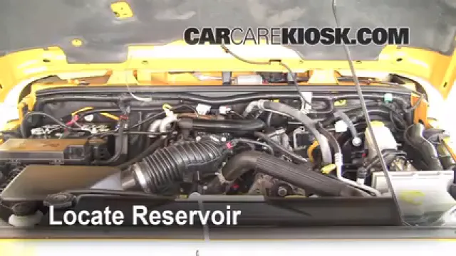 2008 Jeep Wrangler Unlimited Rubicon 3.8L V6 Líquido limpiaparabrisas Agregar líquido